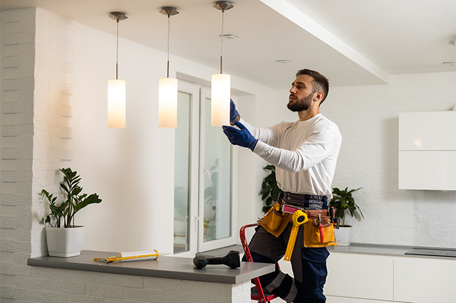 indoor lighting installation